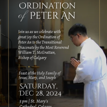 Diaconal Ordination of Peter An