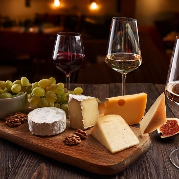 An Evening of Wine and Cheese Tasting